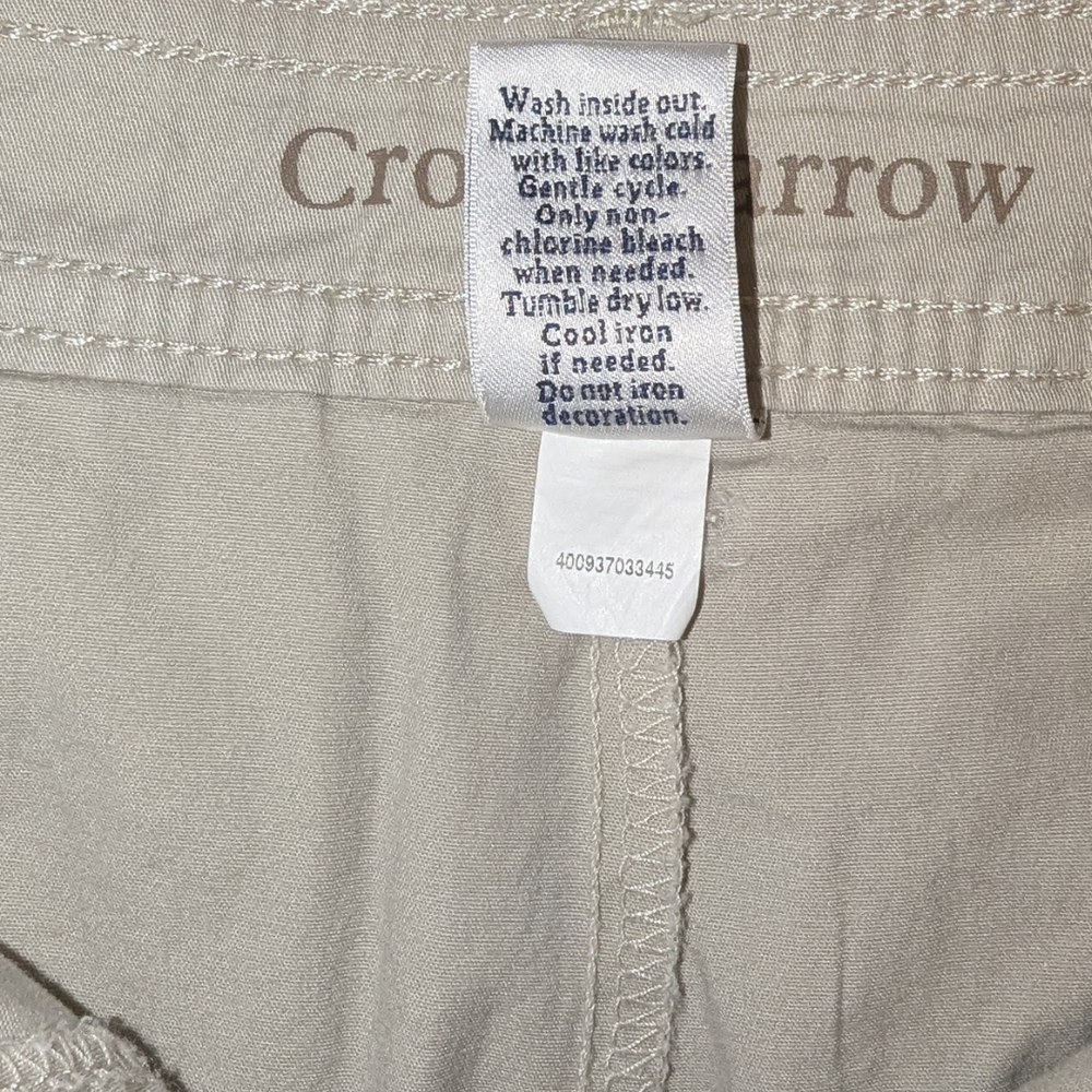 Croft & Barrow Cream Skort with Colorful Embroidery - Picture 6 of 7